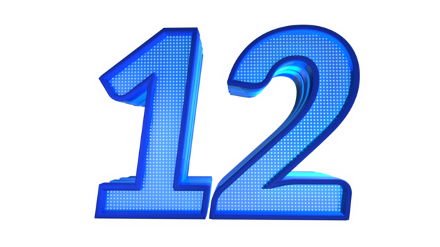 Blue design number 12