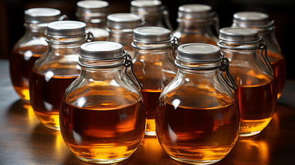 bottle and glass of whiskey