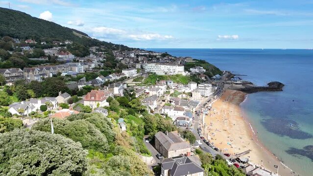 Ventnor Isle of Wight UK drone,aerial