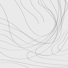 Linear Reverie Subdued Line Art Background