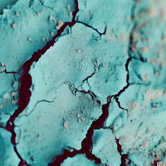 Close-up of cracked, dried earth Sandy brown color Natural, organic feel Textured background for design Desert theme
