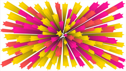 Fototapeta premium Abstract colorful burst star background