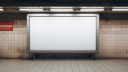 city light storefront blank template