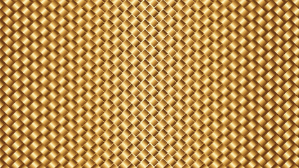 Golden metal grid seamless texture vector background