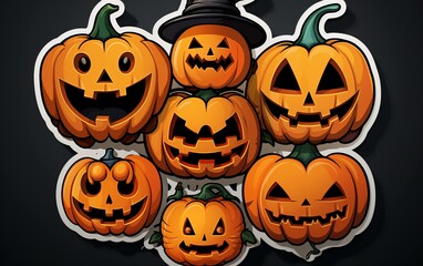 halloween stickers 4k