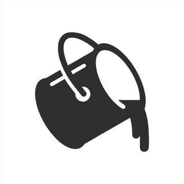 recommend clip art: Paint bucket pouring icon