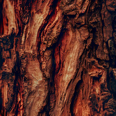 Close-up of tree bark texture Natural and organic Brown and beige hues Textured and rough surface Rustic or woodland theme Natural design