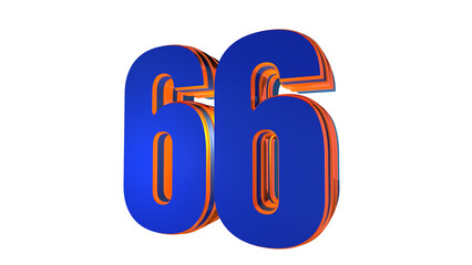 Blue design number 66