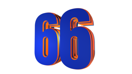 Blue design number 66