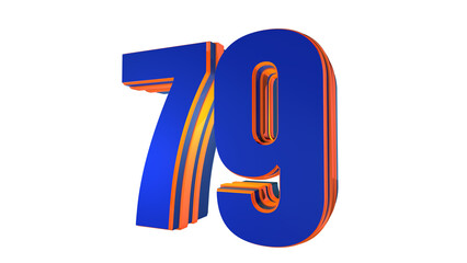 Blue design number 79