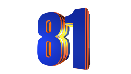 Blue design number 81