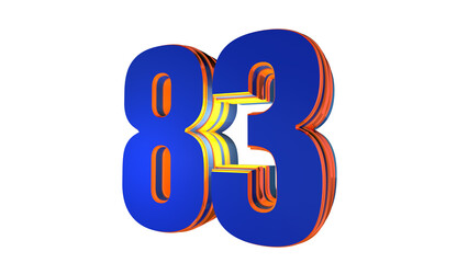 Obraz premium Blue design number 83