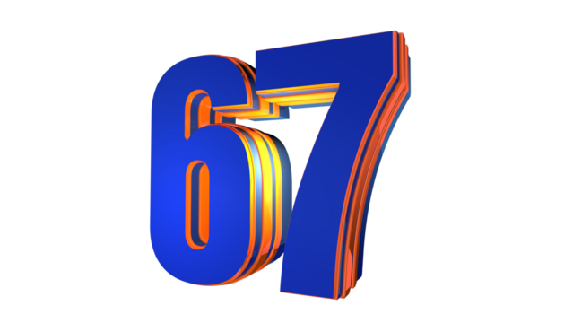 Blue design number 67