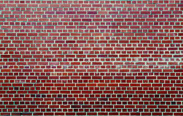 Abstract red brick wall with textured pattern and full-frame design.