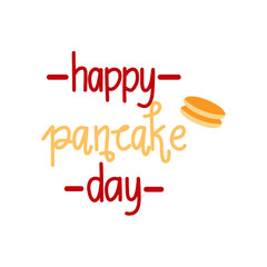 Happy Pancake Day Hand Lettering
