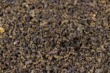 ready for making green tea dried high-quality tea leaves