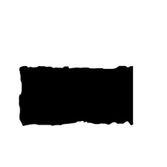 black Torn paper cut frames 