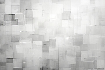 Abstract background with a lot of white rectangles in shades of gray. 