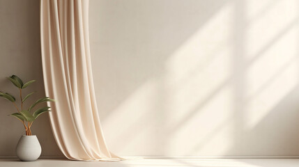 minimalistic abstract beige background - serene and elegant design