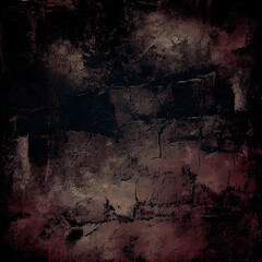 Dark blue and black grunge texture Rough surface Cracks, scratches, and peeling paint Industrial...