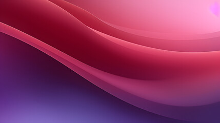 Smooth wavy gradient abstract background from red to violet