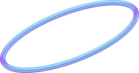 Y2k 3D Decorative Ellipse Hologram