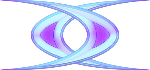 Fototapeta premium Y2k 3D decorative hologram 