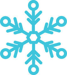 Snowflake snow freeze winter thin line outline icon. Snowflakes thin line icon. Snowflake Simple Vector illustration