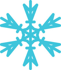 Snowflake snow freeze winter thin line outline icon. Snowflakes thin line icon. Snowflake Simple Vector illustration