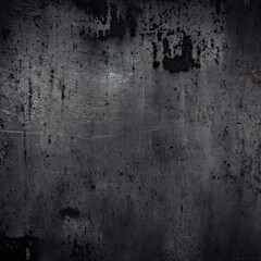 Obraz premium Grunge metal texture Close-up Dark gray and black tones Scratches and rusted areas Ideal for creating an industrial or edgy design