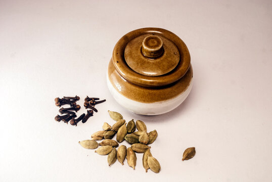 Kerala Spices photography with traditional Setup