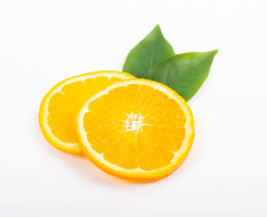 Yuzu oranges on a white background.