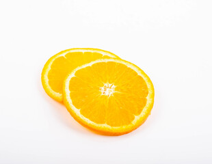 Yuzu oranges on a white background.
