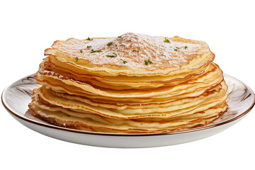 Crepes Isolated on a Transparent Background
