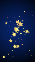 Magic stars vector overlay.  Gold stars scattered