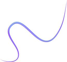 Y2k 3D line decorative bright hologram 