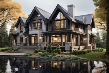 Large modern home design