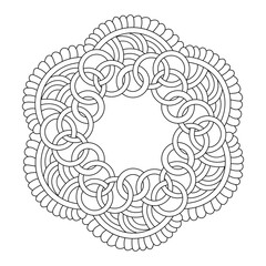  Celtic Knot Coloring book Mandala design vector file
