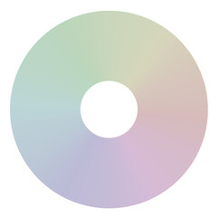 Rainbow texture of CD or DVD disc. Iridescent compact disc for presentation layouts and design.