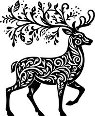 Festive Reindeer Design 2