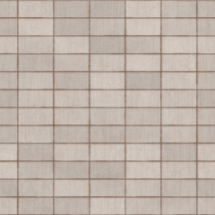 White brick seamless texture. White-grey aged brickwork background. 3d rendering digital illustration.