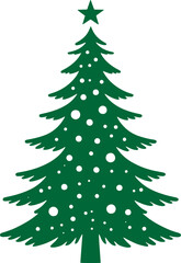 Christmas Tree Silhouette 1