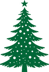 Christmas Tree Silhouette 1