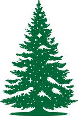 Christmas Tree Silhouette 2