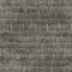 Seamless background of gray bricks. Seamless old sandstone brick wall background texture. Tileable antique vintage stone blocks or tiles surface pattern.