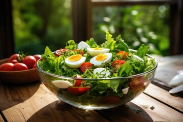 Healthy Green Salad For Energy And Wellbeing