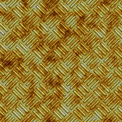 Golden Seamless background. Seamless Hi-res (8000x8000) texture of gold wall. Modern stylish abstract texture.