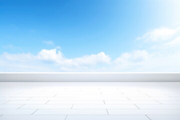 Abstract futuristic architecture background, Minimal technology white backdrop