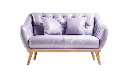 Periwinkle Two-Seater Isolated Isolated on Transparent or White Background, PNG
