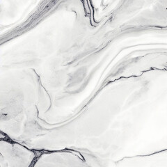 Obraz premium White marble texture Close-up Elegant and sophisticated Veins and swirls in gray and black tones Ideal for creating a luxurious design
